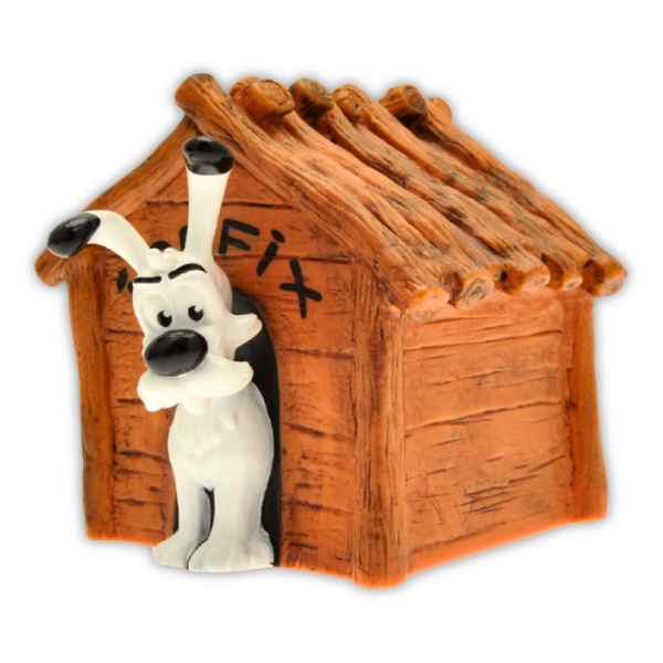 Asterix " Idefix Hundehütte mini Sparschwein aus Kunstoff " von Plastoy